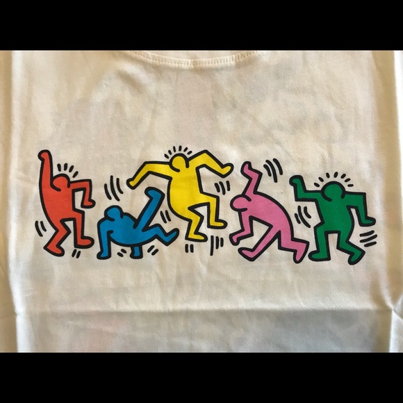 KEITH HARING Print on Both sides Muscle Shirts NEW S, M, L, XL, XXL NWT - Picture 4 of 13